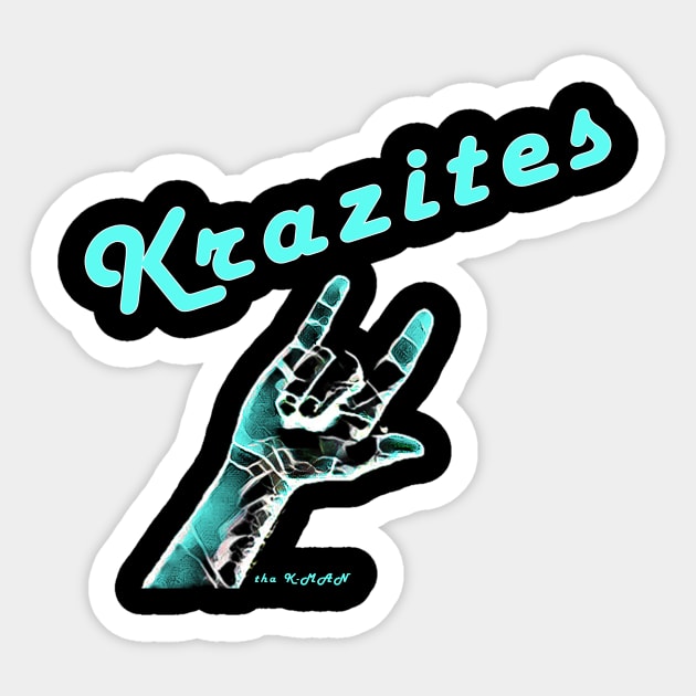 tha K-MAN Loves His Krazites Sticker by X the Boundaries